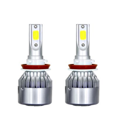 China Factory wholesale auto led headlight c6 automotive led headlight bulbs h1 h4 9005 H7 LED c6 led car headlights for vehicle for sale