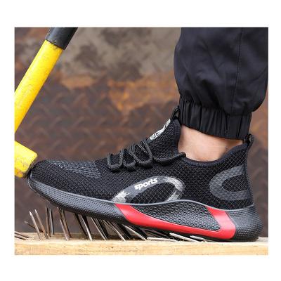 China Steel Toe New Driving Woven Smash Proof Shoes Men And Comfortable Work Puncture Proof Safety Shoes for sale