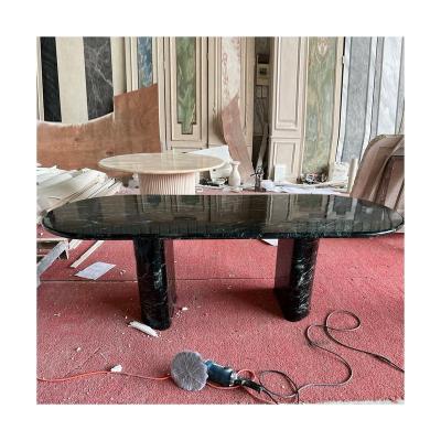 China Stone foot coffee table living room sale coffee table custom dining table stone foot modern simple hot nordic rectangular cave table for sale