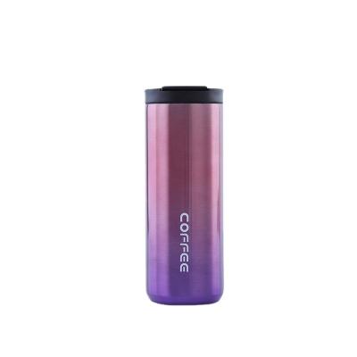 China New Business Style Double Wall Stainless Steel Tumbler Magic Cold Cup Slim Straight Mug Practical Coffee Mug for sale