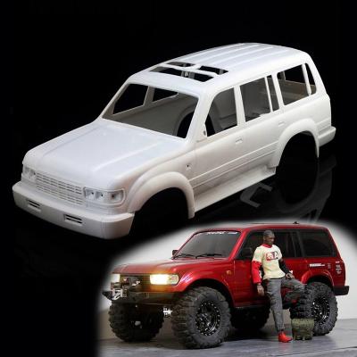 China Vehicles & Toys Land Cruiser LC80 Body Shell 313MM HARD Plastic 1/10 Wheelbase For Axial 1:10 SCX10 Rc Crawler lc80 Truck for sale