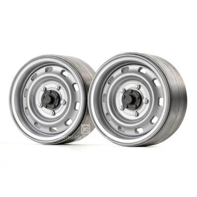 China Vehicles & Toys 2pcs Beadlock Rim Metal Remote Control Wheel Hub 1.9inch For 1/10 RC Crawler Car TRX4 Bronco RC4WD D90 D110 SCX10 Axial 90046 JIMNY CFX VS4 for sale