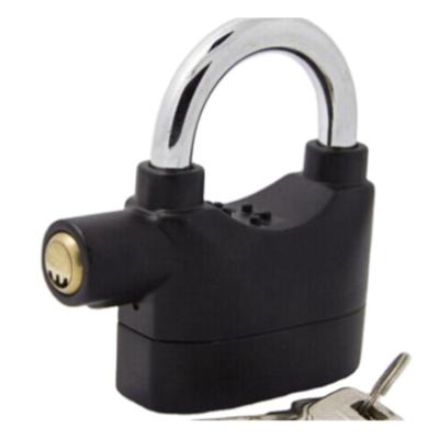 中国 Personal Security 110dB Siren Door Alarm Padlock Waterproof Anti-theft Motorcycle Security Lock 販売のため