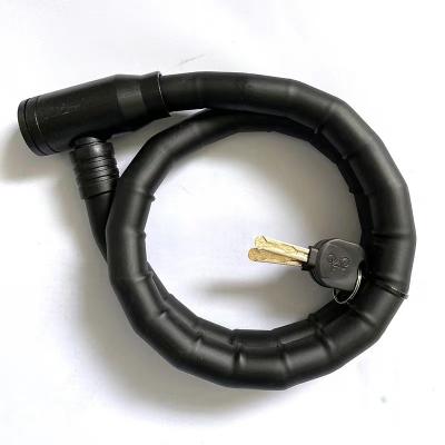 中国 Wholesale Anti-theft Cable Ring Key Bicycle Lock High Security Chain Lock With Lock Frame 販売のため