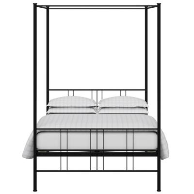 China Cheap 4 Poster Bed Frame Wrought Iron Platform 4 Queen Full Gold Four Poster Metal Canopy Beds Black White Twin King Size Canopy Bed View for sale