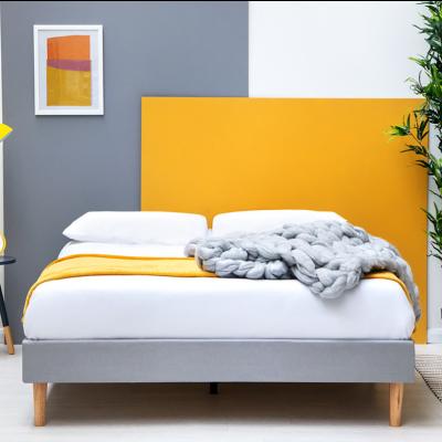 China F-511 Easy Assembly Bedroom Furniture Beauty Bed Upholstered Platform Bed Frame for sale