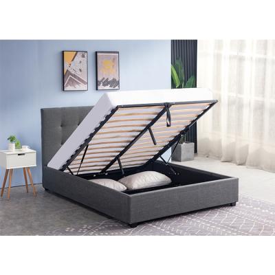 China Korean Style Fabric Luxury Italian Modern Bed Storage Names for sale