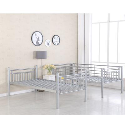 China Hot Sale Factory Direct Selling Metal Stretch Sturdy Bed Twin Over Metal Twin Bunk Bed for sale