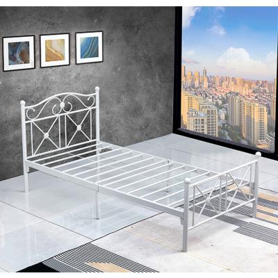 China Modern Design Cheap Beauty Platform Metal Strong Single Full Size Bed for sale