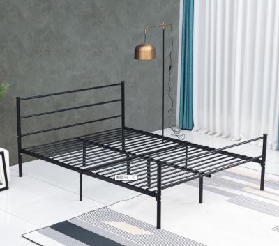 China Wholesale Cheap Strong Easy Assembly Easy Assembly Full Size Metal Bed Frame for sale