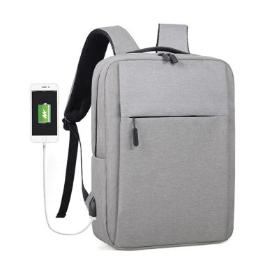 China With 2022 Trend USB Backpack Men's Business Casual Wear Backpack Business Laptop Bag USB College Female School Bag for sale