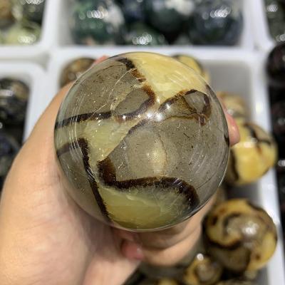 China Wholesale High Quality Polished Natural Stone Crystal Ball Septarium Beetle Sphere From China for sale