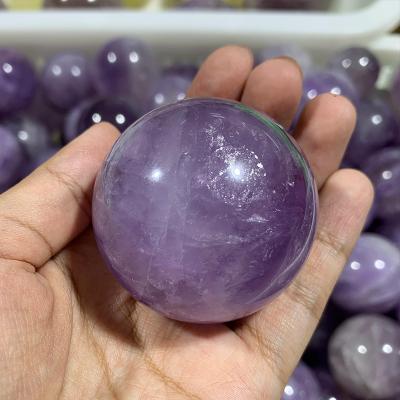 China Wholesale High Quality Natural Quartz Polished Healing Crystal Ball Amethyst Sphere From China for sale