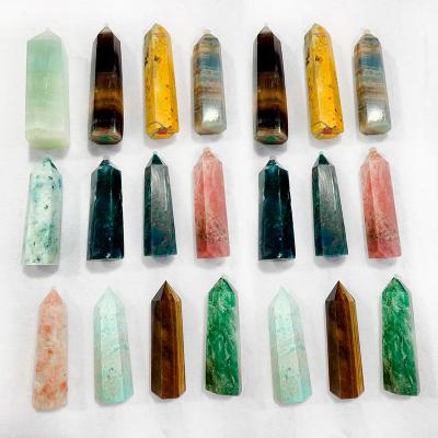 China Wholesale Natural Stone Amethyst Rose Quartz Crystal Points Healing Stones Crystals From China for sale