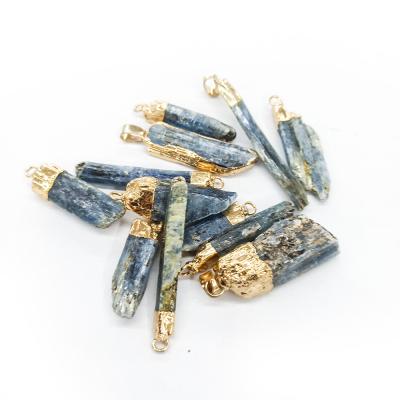 China Wholesale Natural Kyanite Crystal Blue Wand Healing China Gemstone Kyanite Pendant for sale