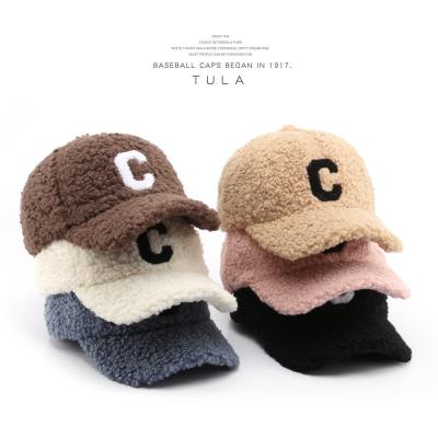 China COMMON Fashion Women Woolen Winter Warm Baseball Cap for sale