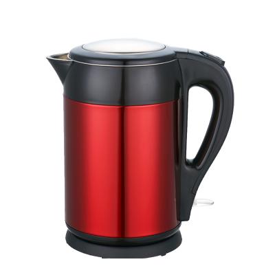 China PROLISS 360 Degree Rotation Base In Stock 2021 New Household Hotel Water Heat Red Stainless Steel Electric Kettle With Seamless Snap for sale