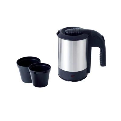 China PROLISS Temperature Control In Stock High Quality Mini Small Cup 0.5L Electric Water Camping Stainless Steel Portable Kettle With 2 Set Cups for sale