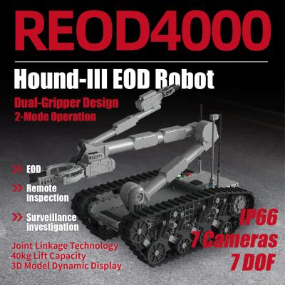 Κίνα Ενίσχυρο ρομπότ EOD Hound-III που προσεγγίζει με ασφάλεια και απορρίπτει εκρηκτικούς κινδύνους προς πώληση