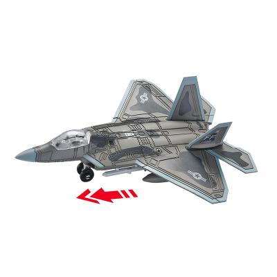 China F22 Stealth Fighter Model 1:100 - Model 23 - 29 in Colorful Box, Perfect Gift Te koop