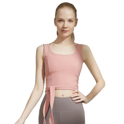 China Strong Slim Fit Design Sense Vest Sense Slim Fit Version Breathable Women Fitness Clothing Women's Yoga Wear Naked Back Fitness Wear for sale