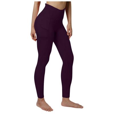 China Breathable Yoga Gaiters For Women Running Tights Spandex Tall Pouch Pants Sports Fitness Running Active Gaiters for sale