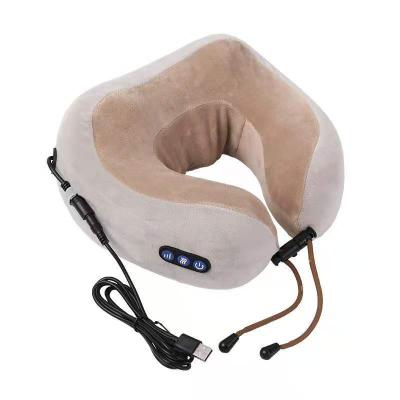 China Hot Selling Electric Neck Shiatsu Neck Latest Technology U Shaped Travel Massage Pillow for sale