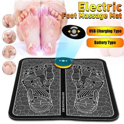 China Foot Toe Pressure Plate Mat Blood Circulation Shiatsu Reflexology Foot Massage Pad EMS Foot Massage Mat for sale