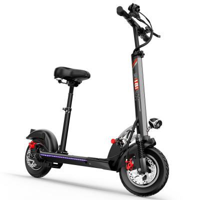 China Unisex Electric Scooter with Detachable Seat 48V 10.4Ah 800W Self Balancing Electric Scooters for sale