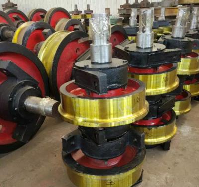 China Heavy Industry Single Casting Forge Crane Wheel for sale