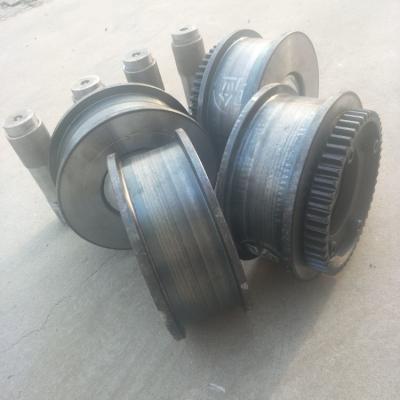 Chine Large Crane Parts Cast Crane Wheels And Forged Wheel à vendre