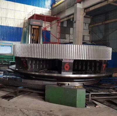 Cina Ingranaggio di giro del forno rotante del diametro 16000mm dell'acciaio da forgiare grande per la pianta del cemento in vendita