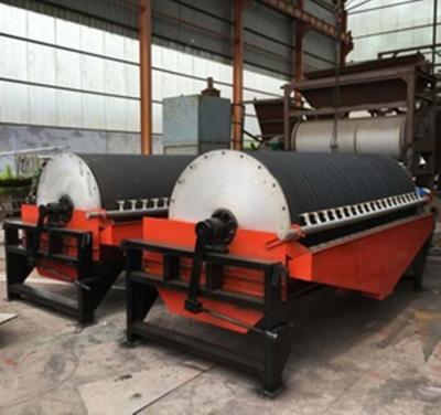 China máquina de 20t/h 35r/Min Wet Drum Magnetic Separator para el proceso mineral en venta