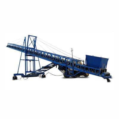 China Continuous Conveying Hoisting Machine Mechanical Mobile Belt Conveyor for sale