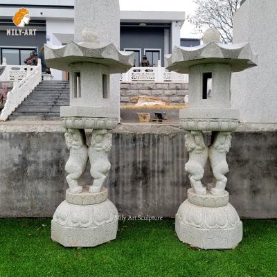 China EUROPEAN Custom High Quality Statue Granite Carve Figurine Stone Lantern Marble for sale