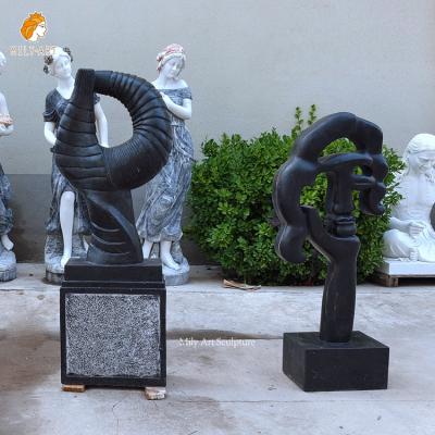 China Natural Marble Art Sculpture Abstract Outdoor Garden Stone Statue Custom Made EUROPEAN for sale