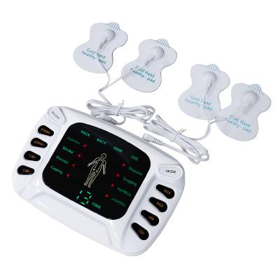 China Electronic Ten Unit Muscle Pulse Stimulator Machine Muscle Pulse EMS Physiotherapy Body Massager for sale