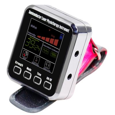 China Rhinitis Treatment Device 650nm Laser Therapy Wrist Diabetes Hypertension Cholesterol Treatment Low Frequency Diode LLLT Observe Laser Therapy Machine for sale