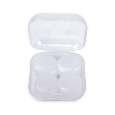 China Block Water Quiet Sound Protect Hearing Waterproof To Protect Hearing Super Soft Silicone Earplugs Eco-friendly Soft Earplugs for sale