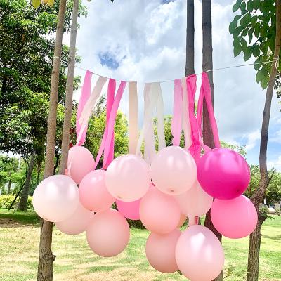 China Latex Flame Balloon Backdrop Set For Kids Birthday Event 6 Colors Rainbow Multi Color Easy DIY Craft Decoration Set for sale