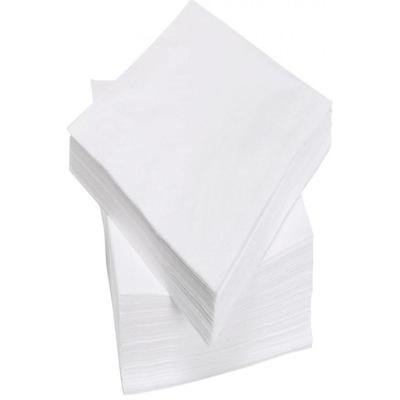 China 617066 White Paper 80pcs Paper Disposable Tableware Place Napkins Birthday Party Home Decorations Supplies Biodegradable for sale