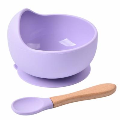 China Custom Baby Food Feeding Set Children Microwavable Storage Bowl Silicone Portable Microwave Food Container Tableware Set for sale