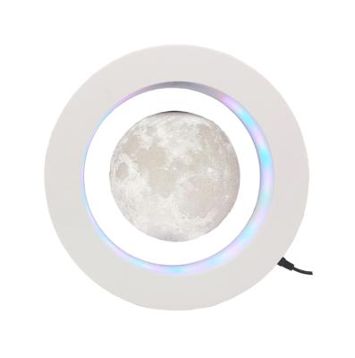 China Traditional Unique Gifts Magnetic Levitating Moon Light Lamps Moon Lamp For Home Office Decor Night Light for sale