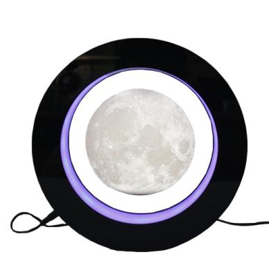 China Minimalist Unique Gifts Magnetic Levitating Moon Light Lamps Moon Lamp For Home Office Decor Night Light for sale