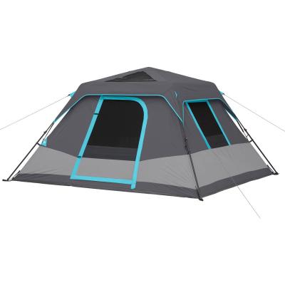 China Waterpoof Large Luxury Indian Resort European 6 Persons Wind Resistant Quick Family Carpas Camping Tent for sale