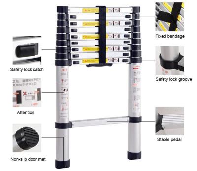 China Home use of telescopicas telescopic ladders escaleras ladders for sale