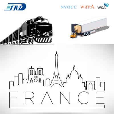 China appointment & Delivery China Railway Train Shipping To France LCL Container Rail Freight Forwarder To Europe for sale