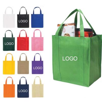 China Eco - Friendly Reusable Promotional Custom Shopping Non Woven Bag PP Non Woven Laminated Packaging Bags for sale