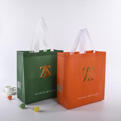 China Wholesale Reusable Eco Friendly Eco Friendly Gilding Shopping Non Woven Tote Reusable Bag for sale