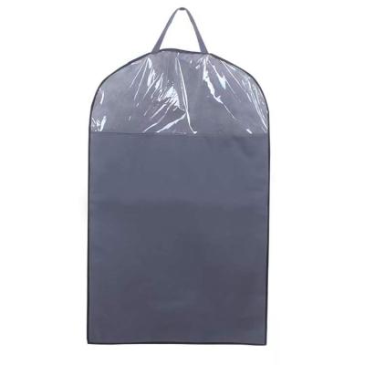 China Water/dust/rust proof; Odorless; Breathable Non Woven Garment Bag Dress Non Woven Garment Bag With PVC Windows for sale